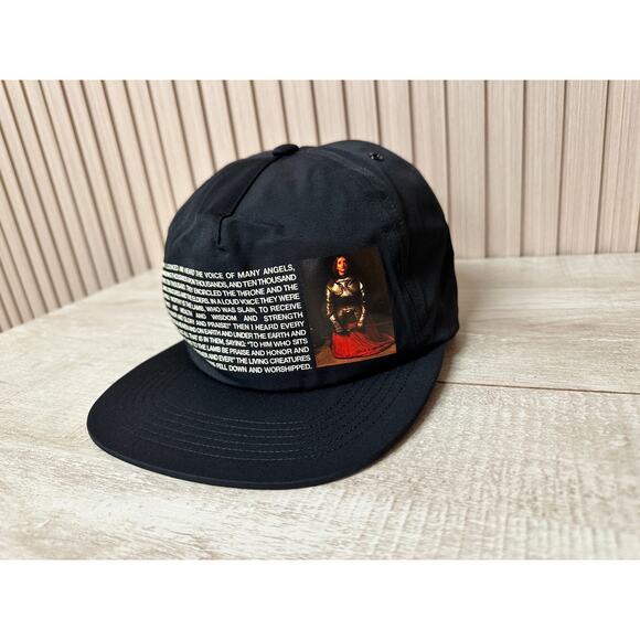 Supreme Joan of Arc Martyr 5-Panel Black Hat - Picture 1 of 15